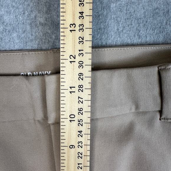 Old Navy Pants Womens Size 16 Mocha Taffy High Rise Pixie Secret Smooth Pockets - Picture 14 of 14